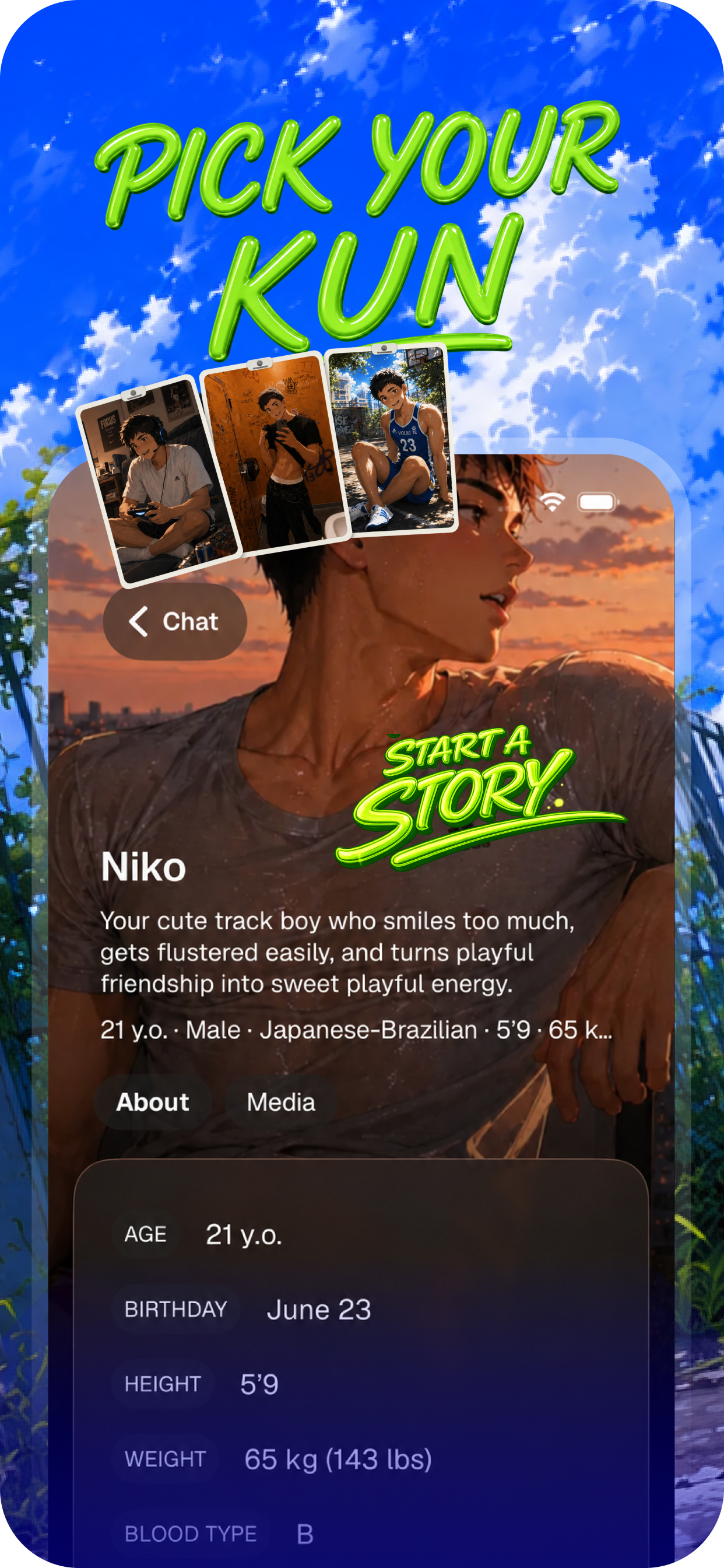 Kun: Anime Companion AI screenshot 4
