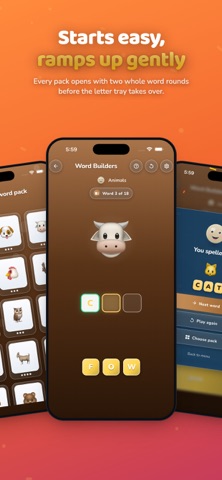 Word Builders: Letter Tiles iPhone screenshot