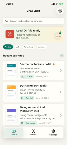 SnapShelf Lite Screenshot 1 of 4