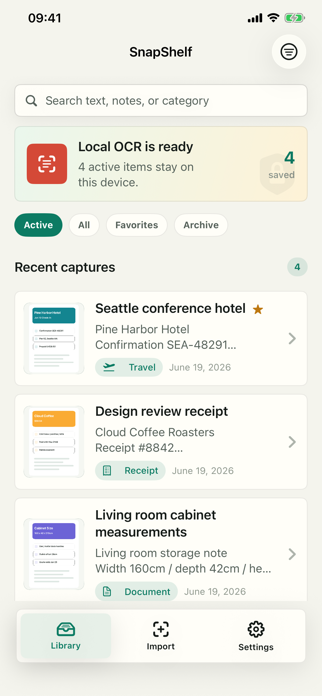 SnapShelf Lite Screenshot 1 of 4
