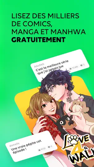 Capture d'écran de WEBTOON : Comics sur iPhone 1
