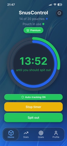 SnusControl: Pouch Tracker Screenshot 5 of 8