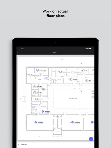 Silvair Commissioning iPad screenshot