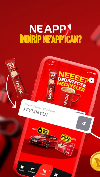 Nescafé NE'APP - İndir Kazan iPhone Ekran Görüntüsü 1