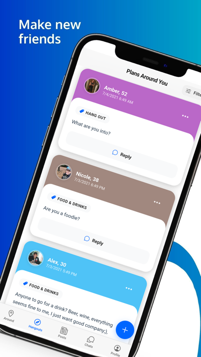 Screenshot 1 of Hoa: Meet People, Make Friends App