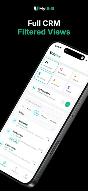 MyUbill - Solar Sales CRM screenshot 2