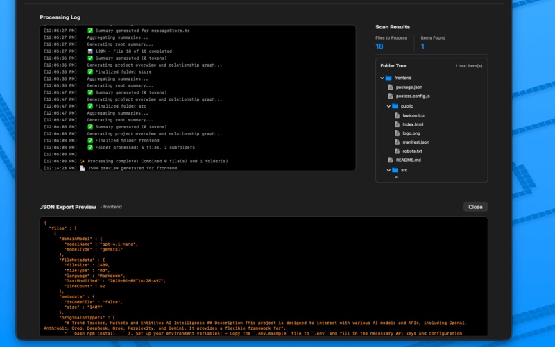 App screenshot