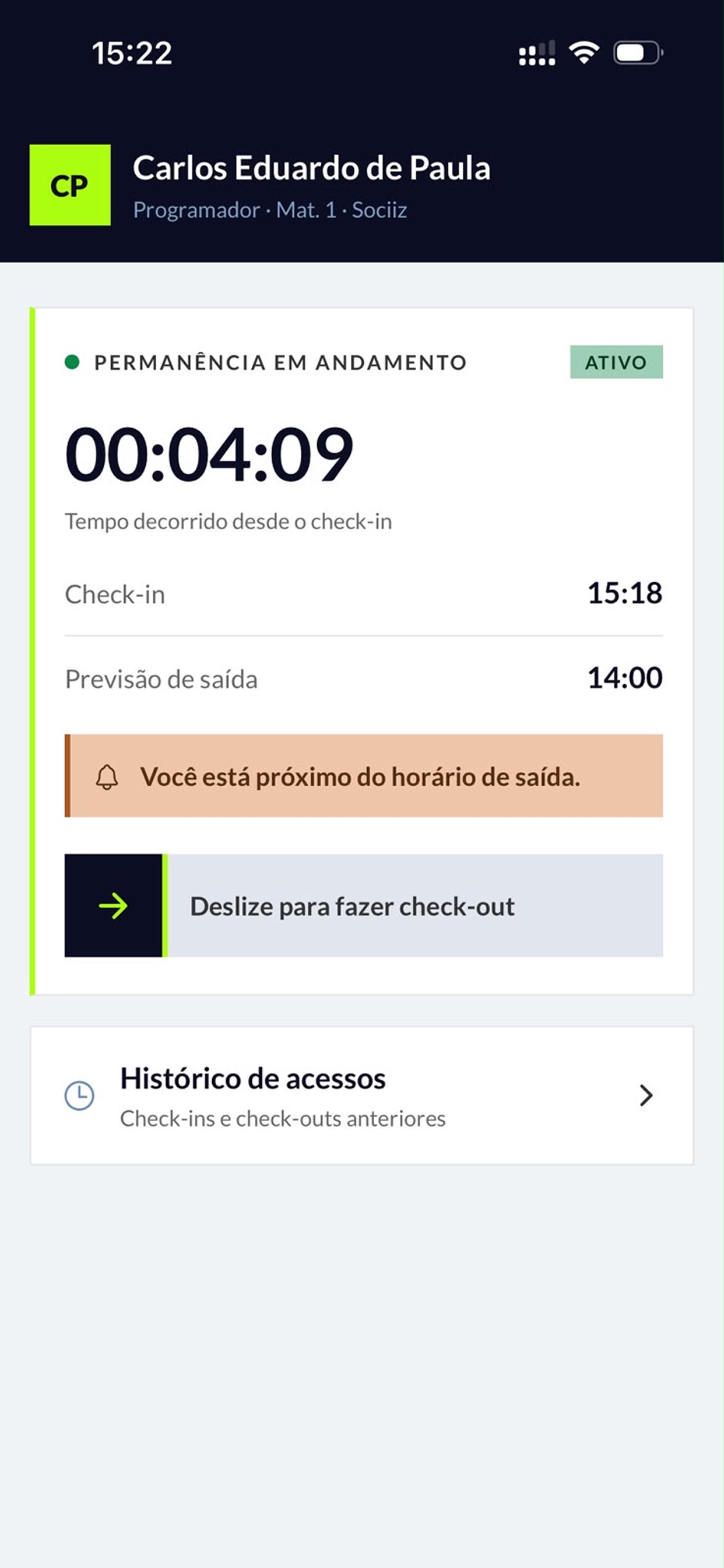 Screenshot 3 of ORBI - Controle de acesso