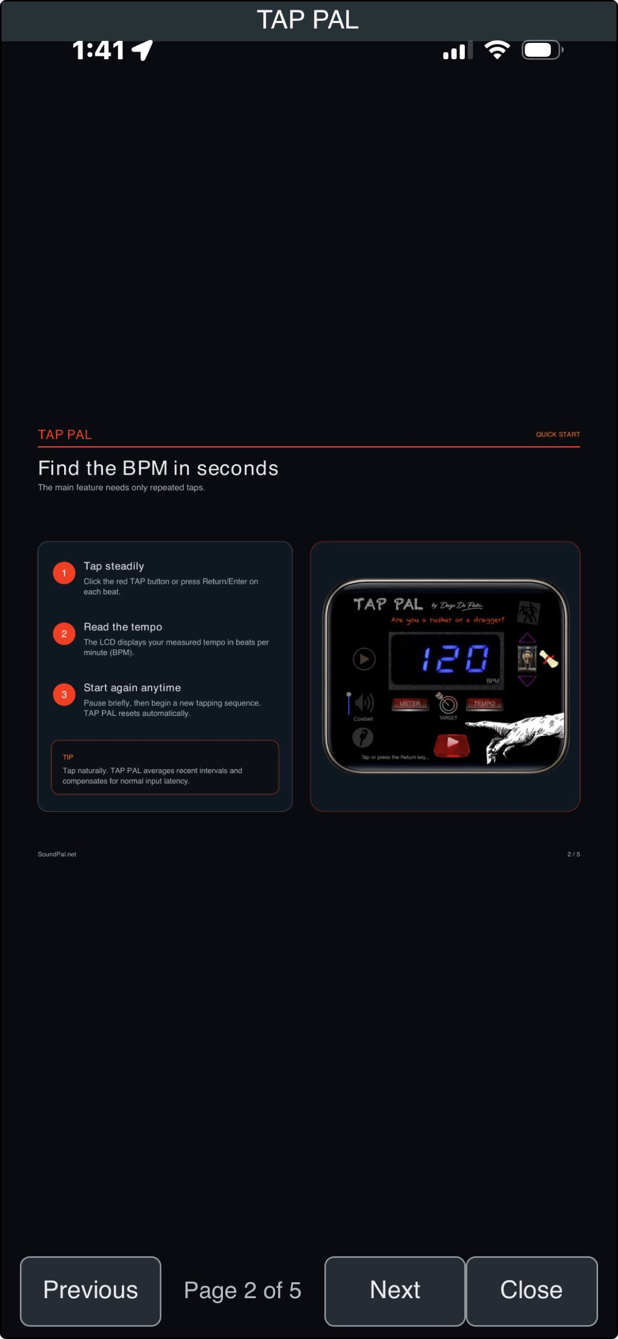 TAP PAL: Tempo Trainer screenshot 7