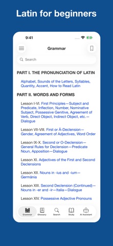 Latin for Beginners screenshot