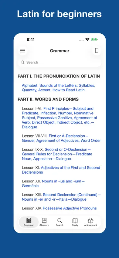 Latin for Beginners screenshot 1