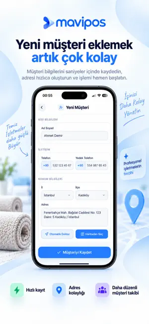 MaviPOS - Halı Yıkama Programı screenshot 2