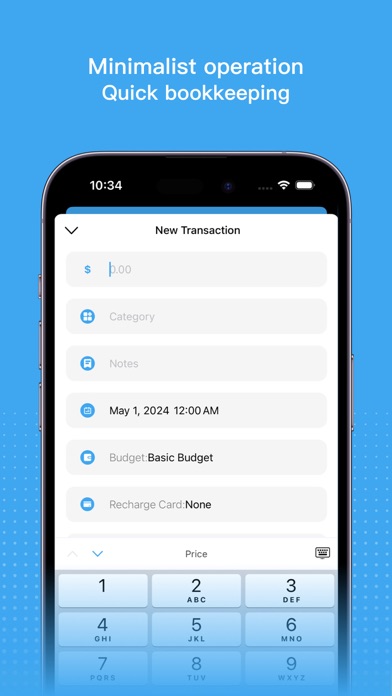iFrugal-budget&expense track Screenshot