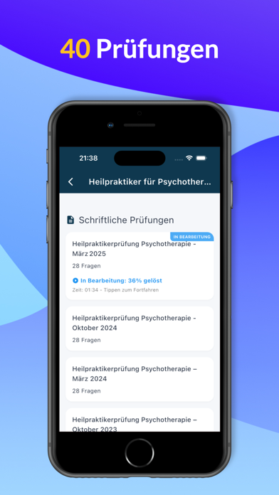 Heilpraktiker Prüfungen 2026 screenshot