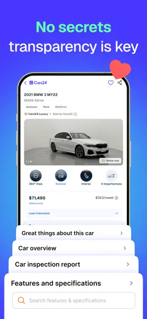 Cars24 - Quality Used Cars iPhone screenshot 4