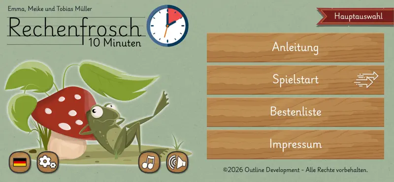 Rechenfrosch screenshot 1 of 5
