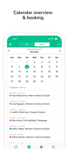 Schedulista: Online Scheduling iPhone screenshot