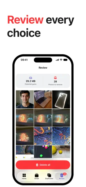 ClusterSwipe: free up space screenshot 3