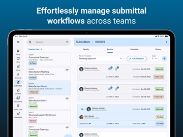 Construct Project Management iPad screenshot
