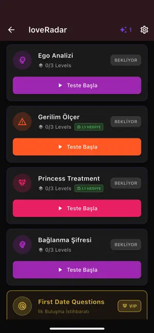 LoveRadar: İlişki Testi screenshot 2