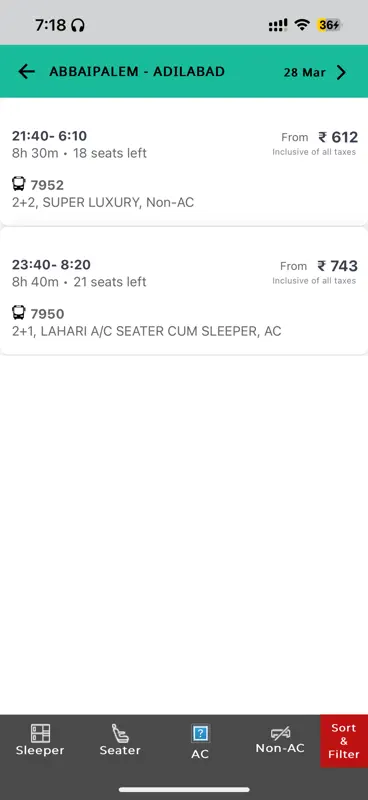 TGSRTC Official Online Booking screenshot 2 of 4
