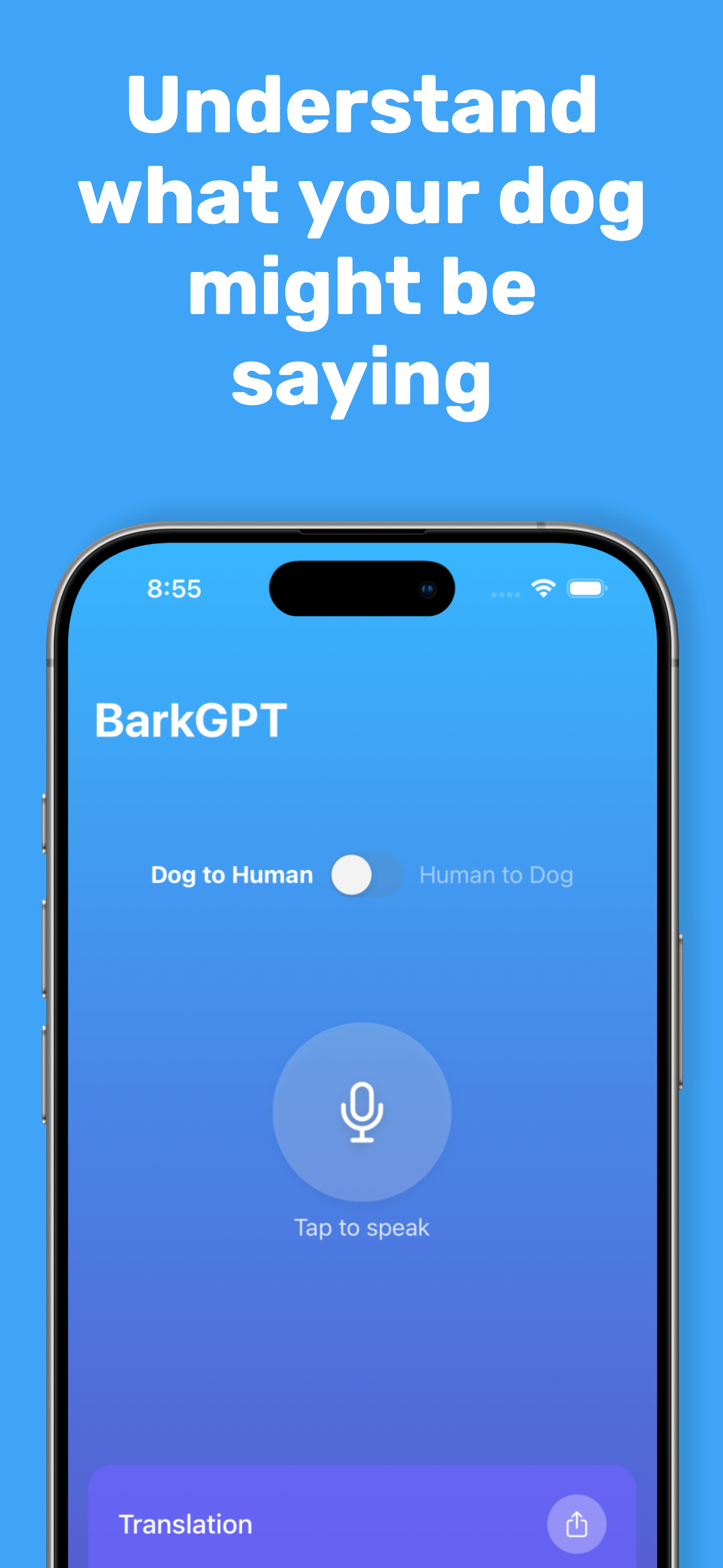 BarkGPT – AI Dog Translator