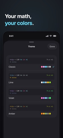 Numline: Calculator Notepad Screenshot 6 of 8