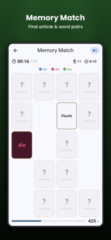 Der Die Oops – German Articles Screenshot 5 of 8