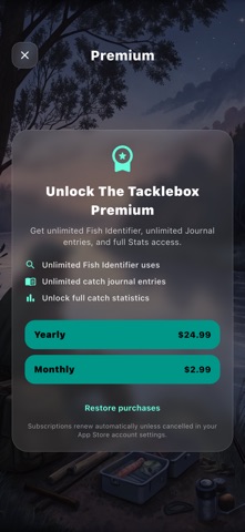The Tacklebox iPhone screenshot