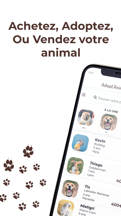 Adopt Animaux Screenshot