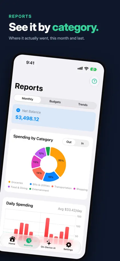 Screenshot 4 von 6 zu Pocket Clear: Expense Tracker