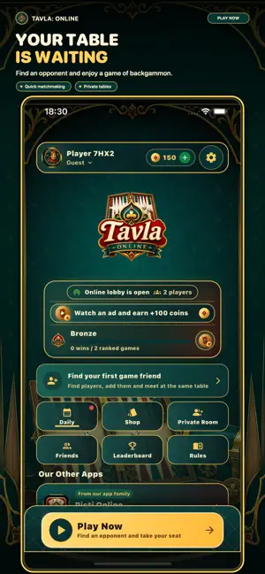 Tavla: Online screenshot 2