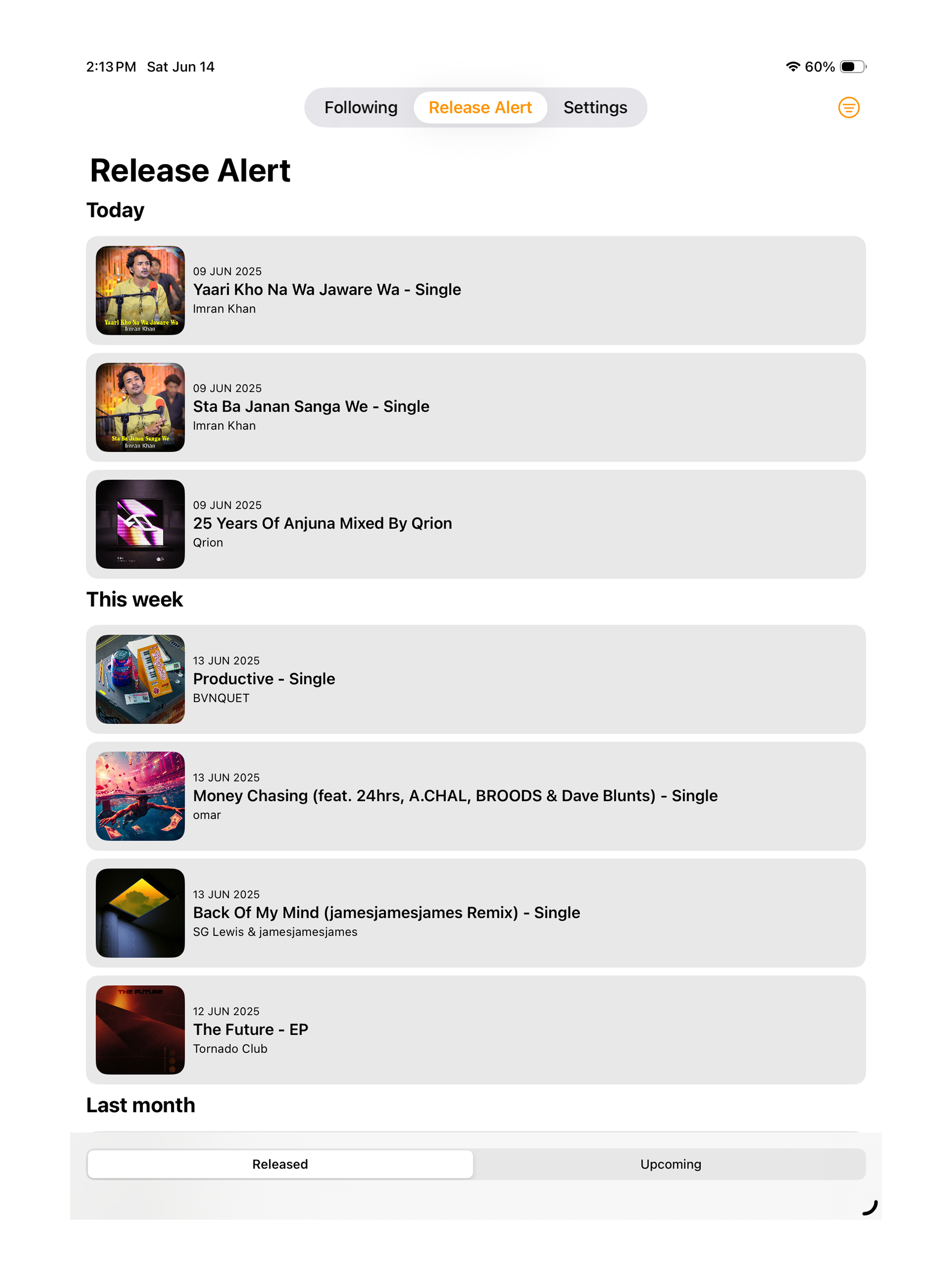 nuwave - find new music easy screenshot 7