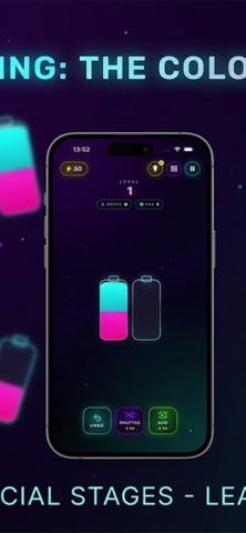 Neon Pour iPhone screenshot