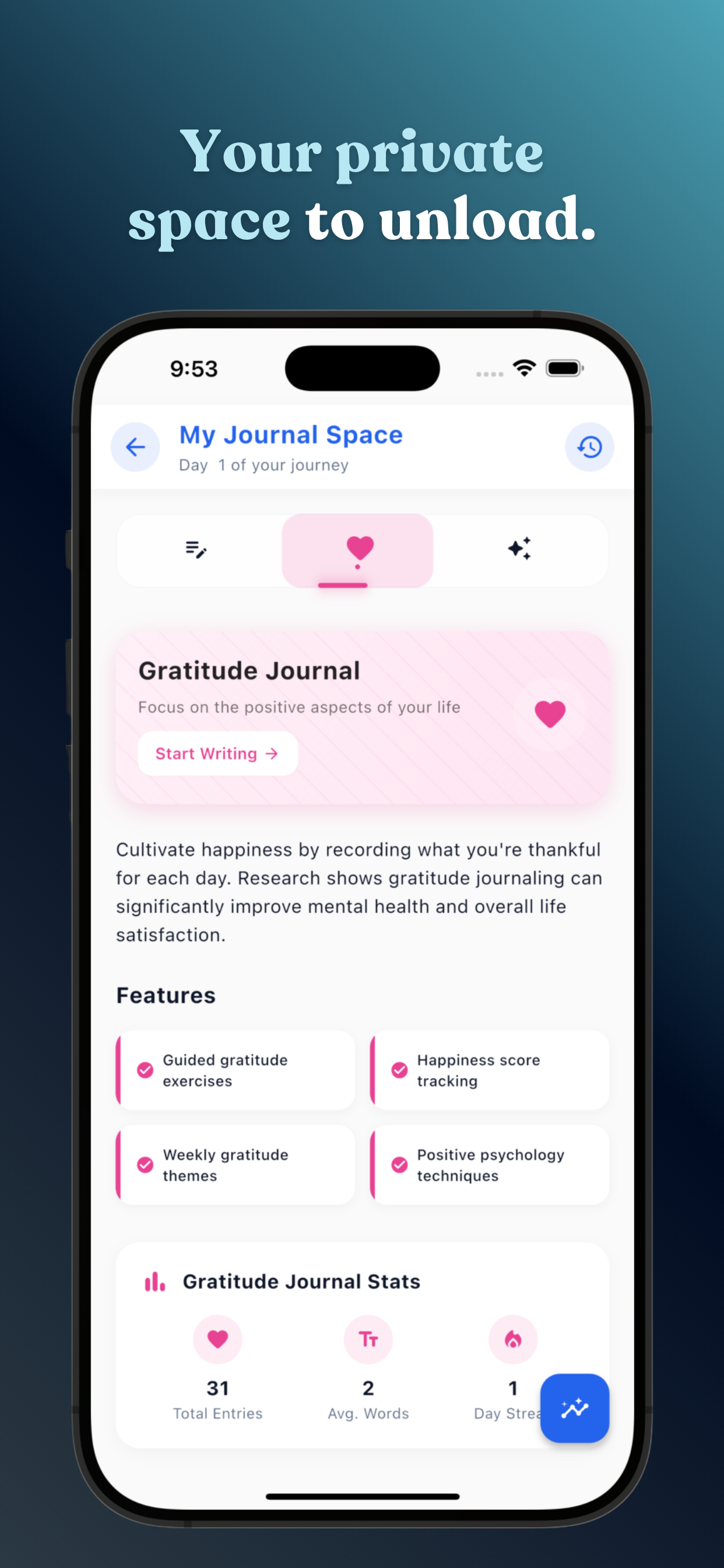 Tranquil AI: Wellness Buddy screenshot 4