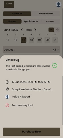 Sculpt Wellness Studio screenshot