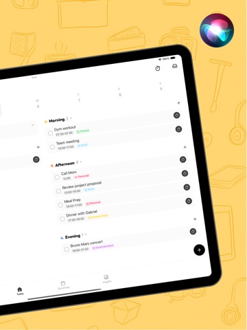 Calflow: Planner & Tracker iPad screenshot