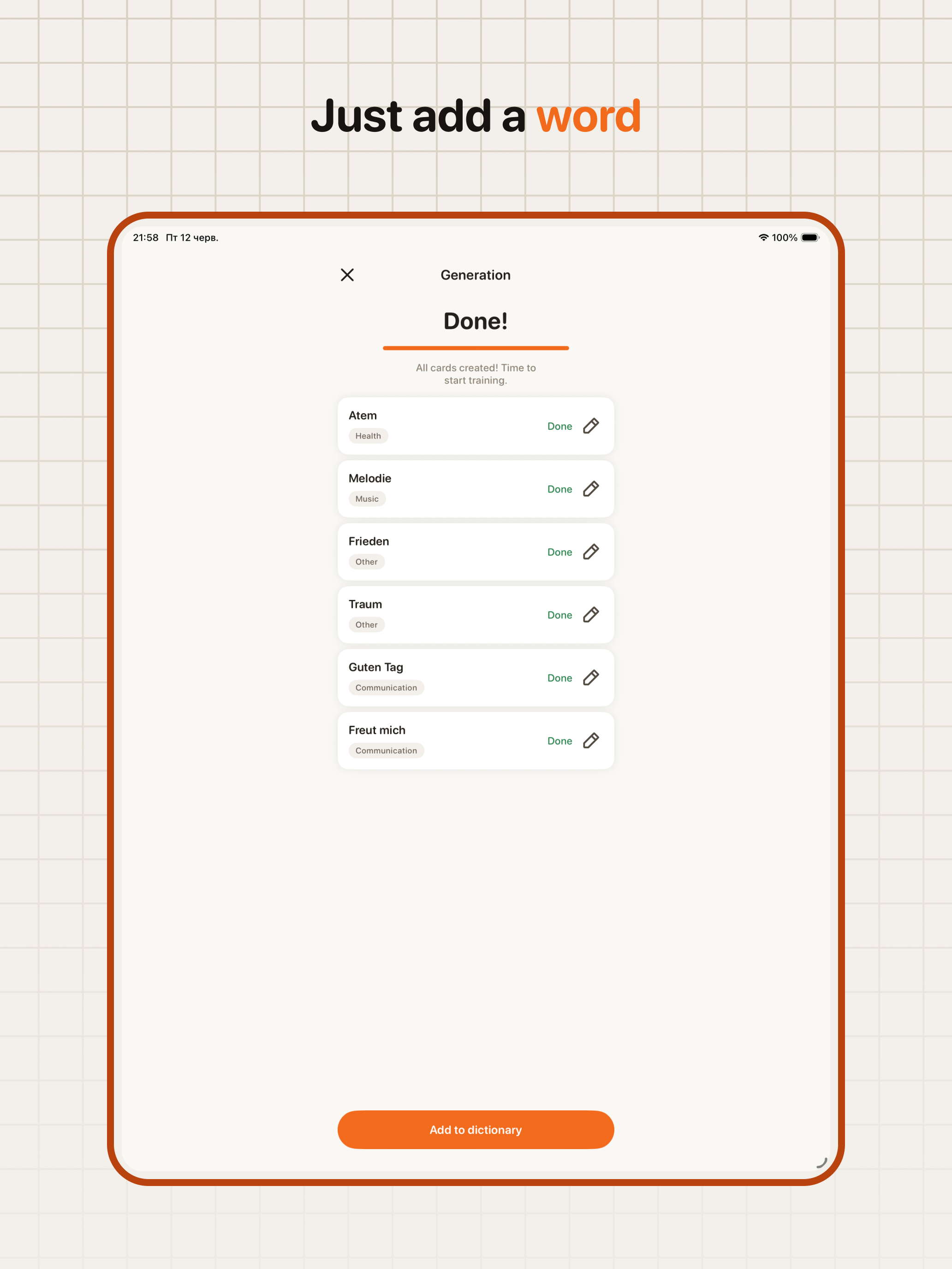 Mewmori: Vocabulary & Cards screenshot 7