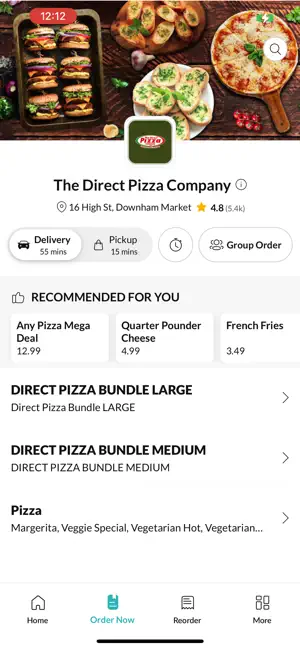 The Direct Pizza Company, screenshot 2