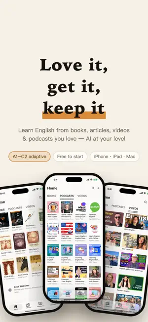 SentiaRead: AI English Reader screenshot 1
