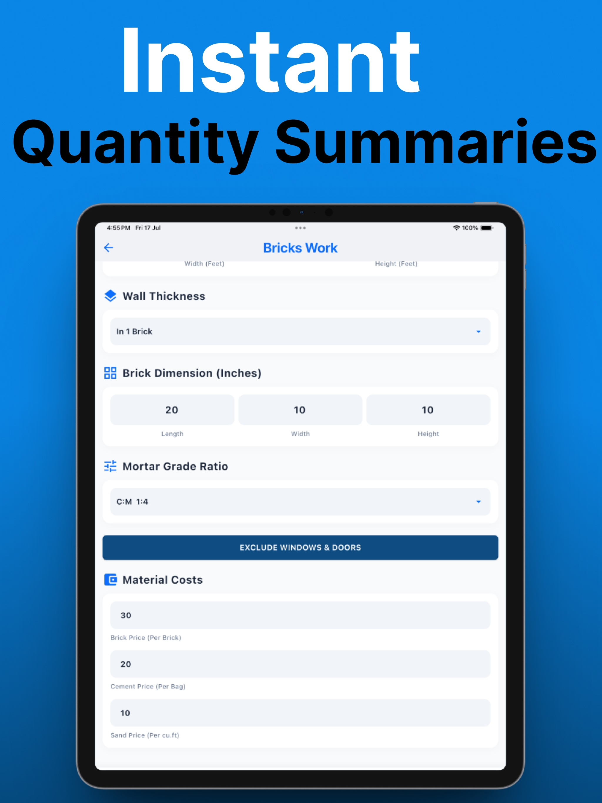 BuildCalc: Material Estimator screenshot 10