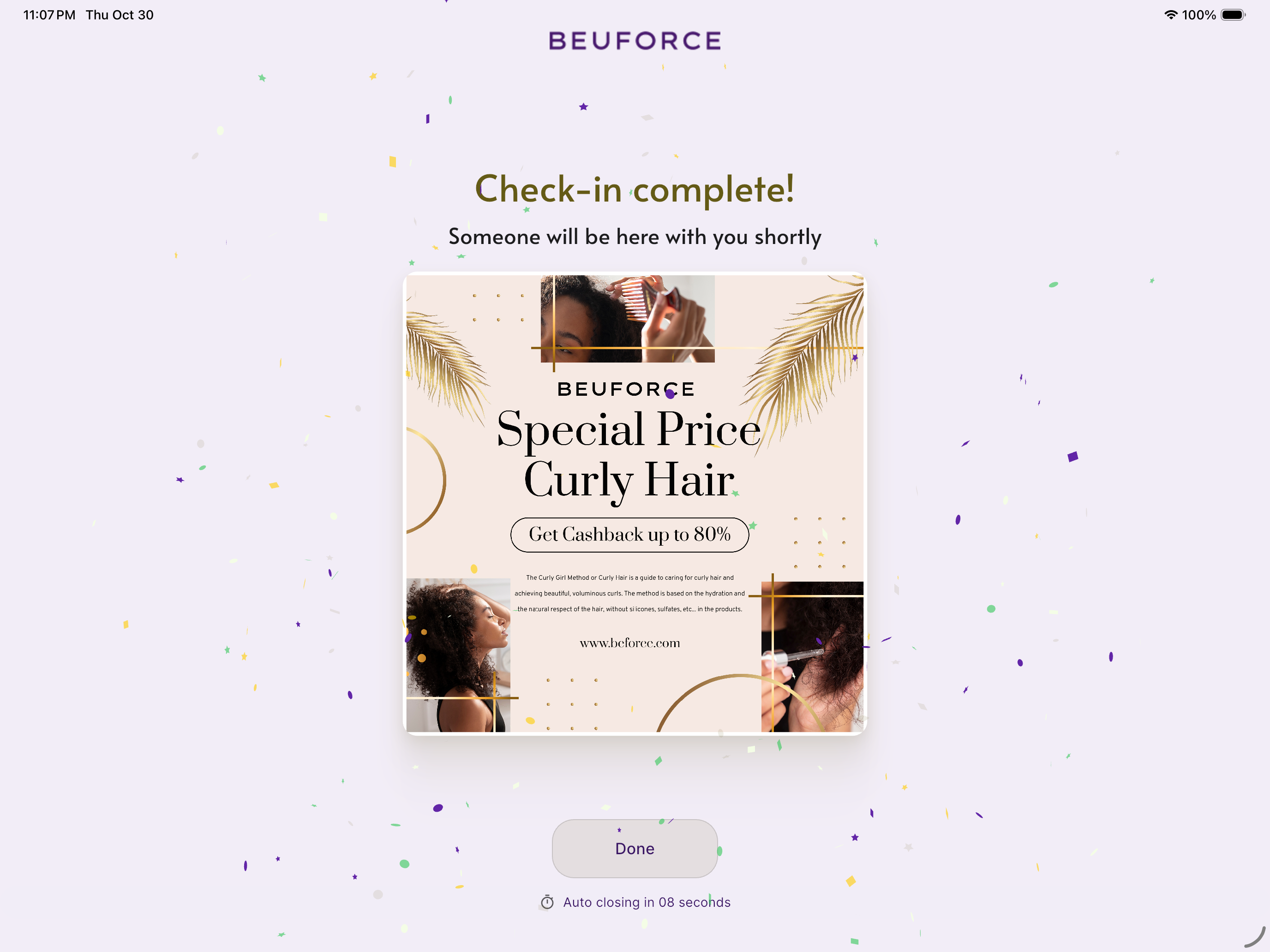 Zenoti Kiosk screenshot 4