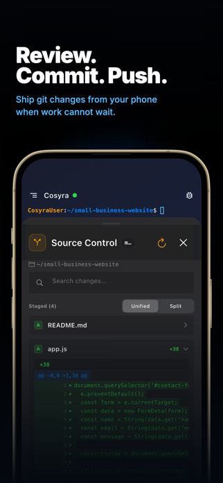 Cosyra - AI Coding Terminal Screenshot 5 of 5