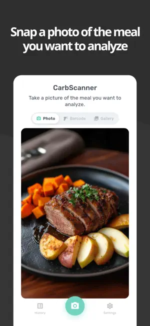 CarbScanner: AI Carb Counter screenshot 1