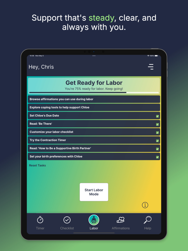 ‎Harbor: Birth & Labor Coach Screenshot