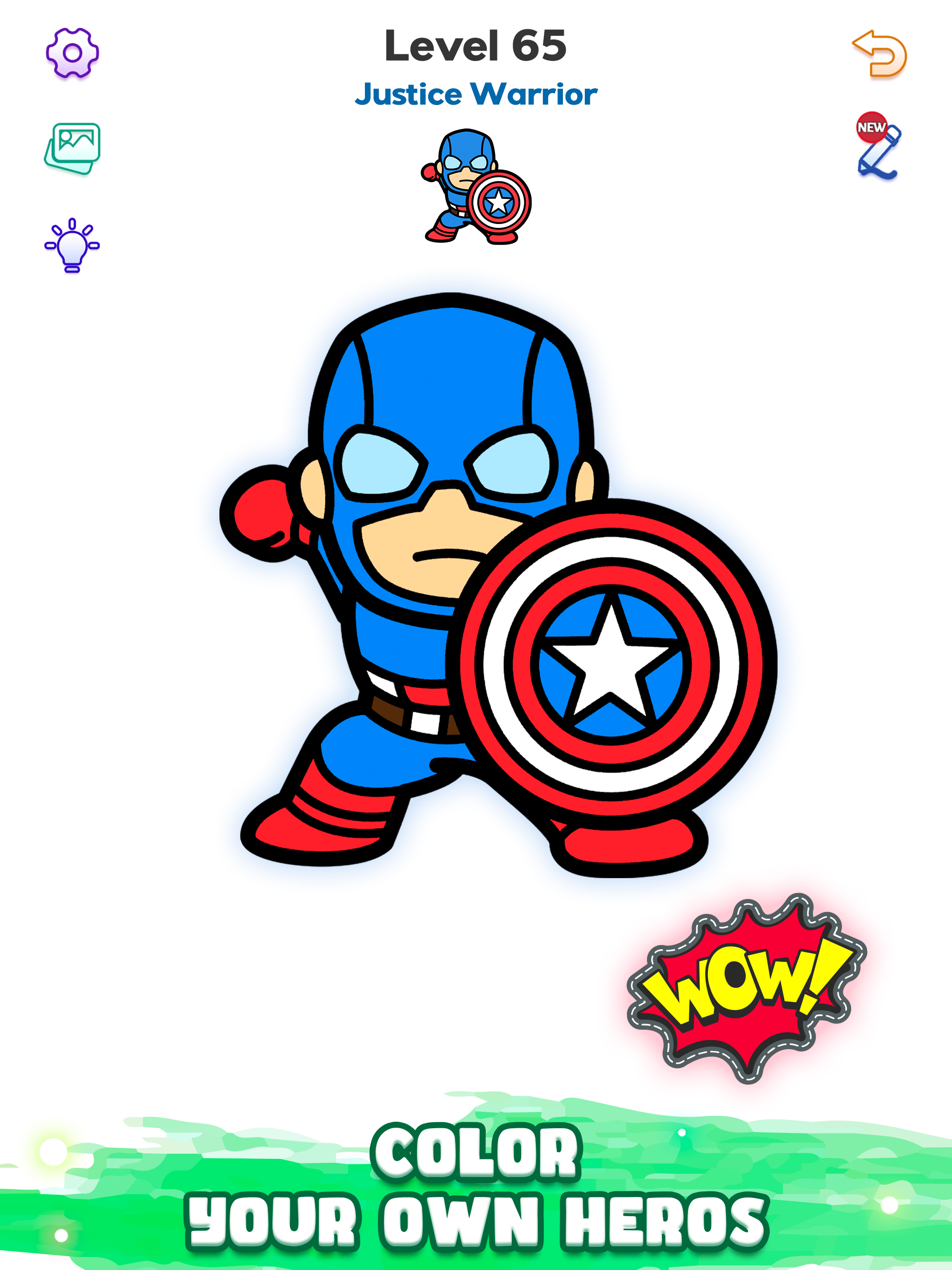 Coloring Paint: ASMR Superhero screenshot 9