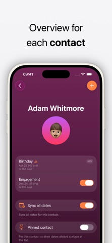 KeepDates: Contact Dates Screenshot 4 of 9