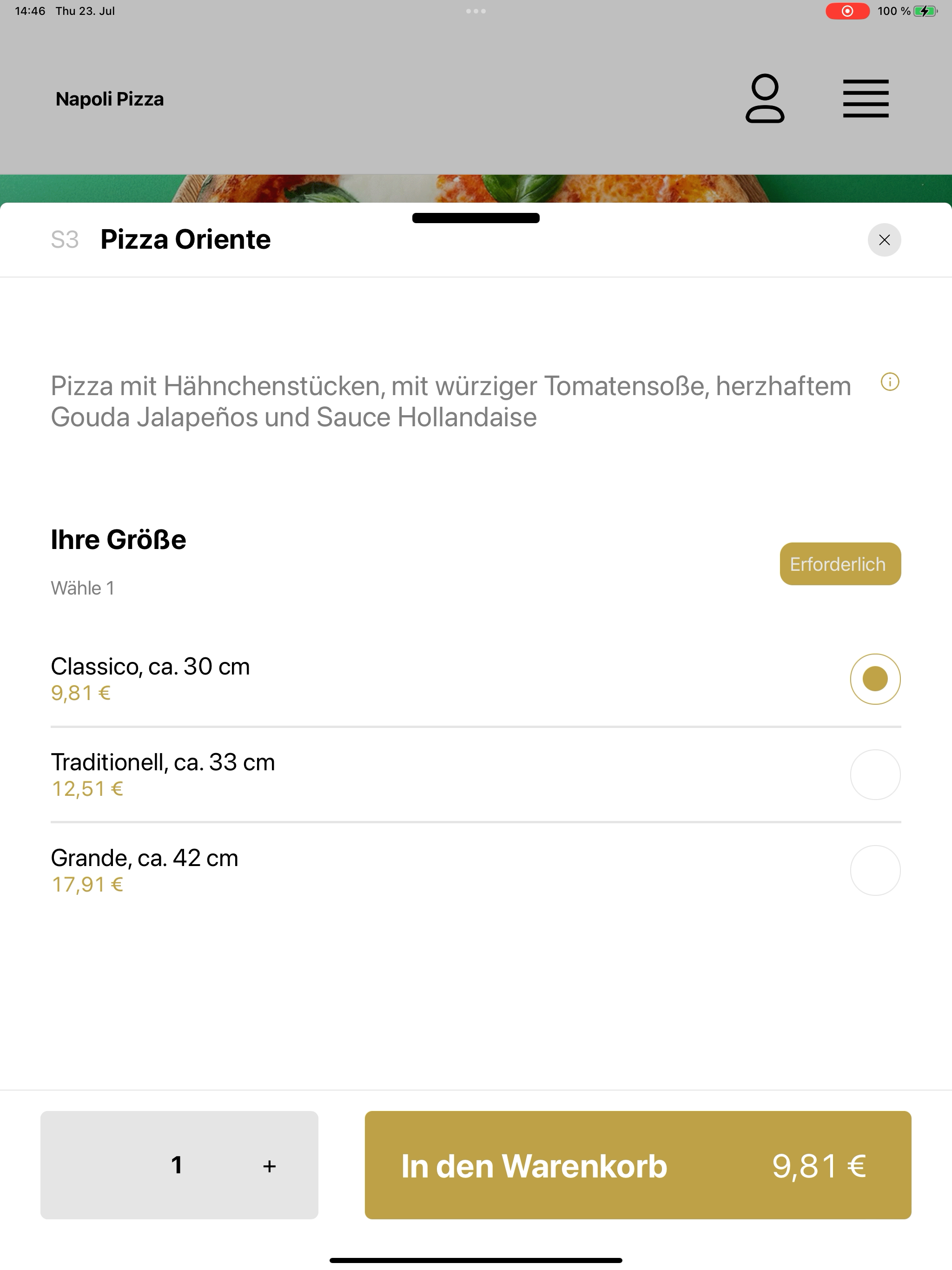 Napoli Pizza Giessen screenshot 16
