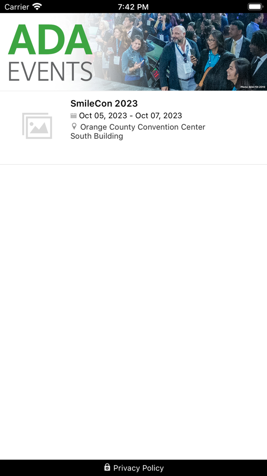 #2. ADA Events (iOS) 来自: American Dental Association