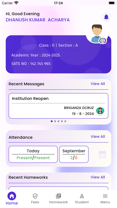 Screenshot #1 pour CBE Student Parent